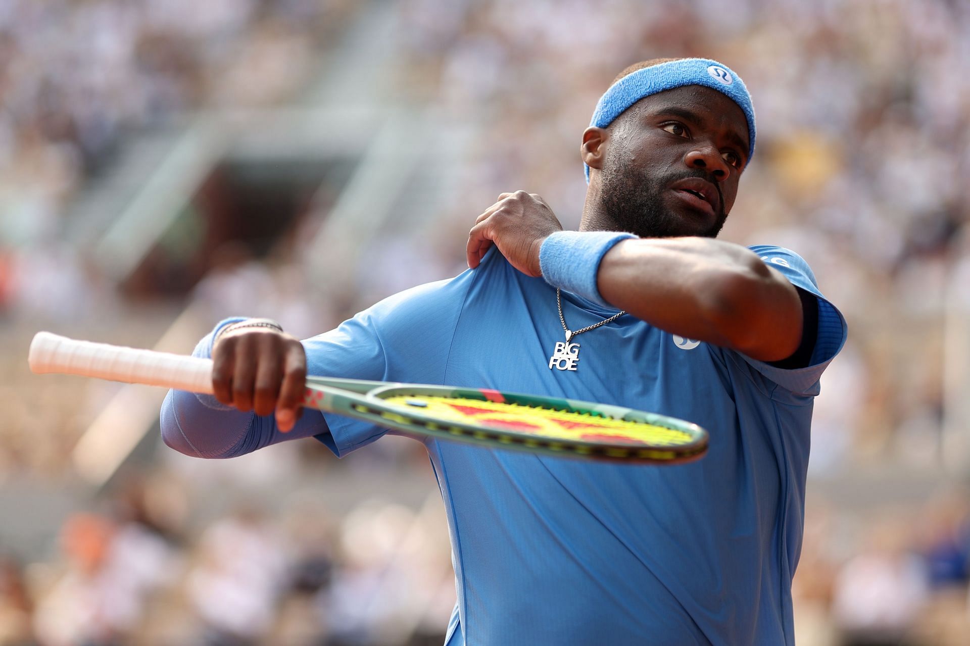 Frances Tiafoe at the 2025 French Open (Source: Getty)